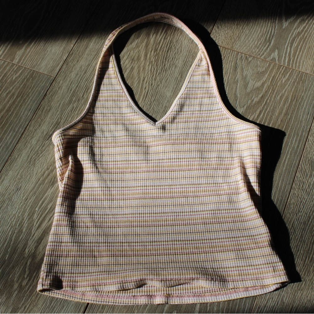 American Eagle Medium Halter Neck Crop Top
